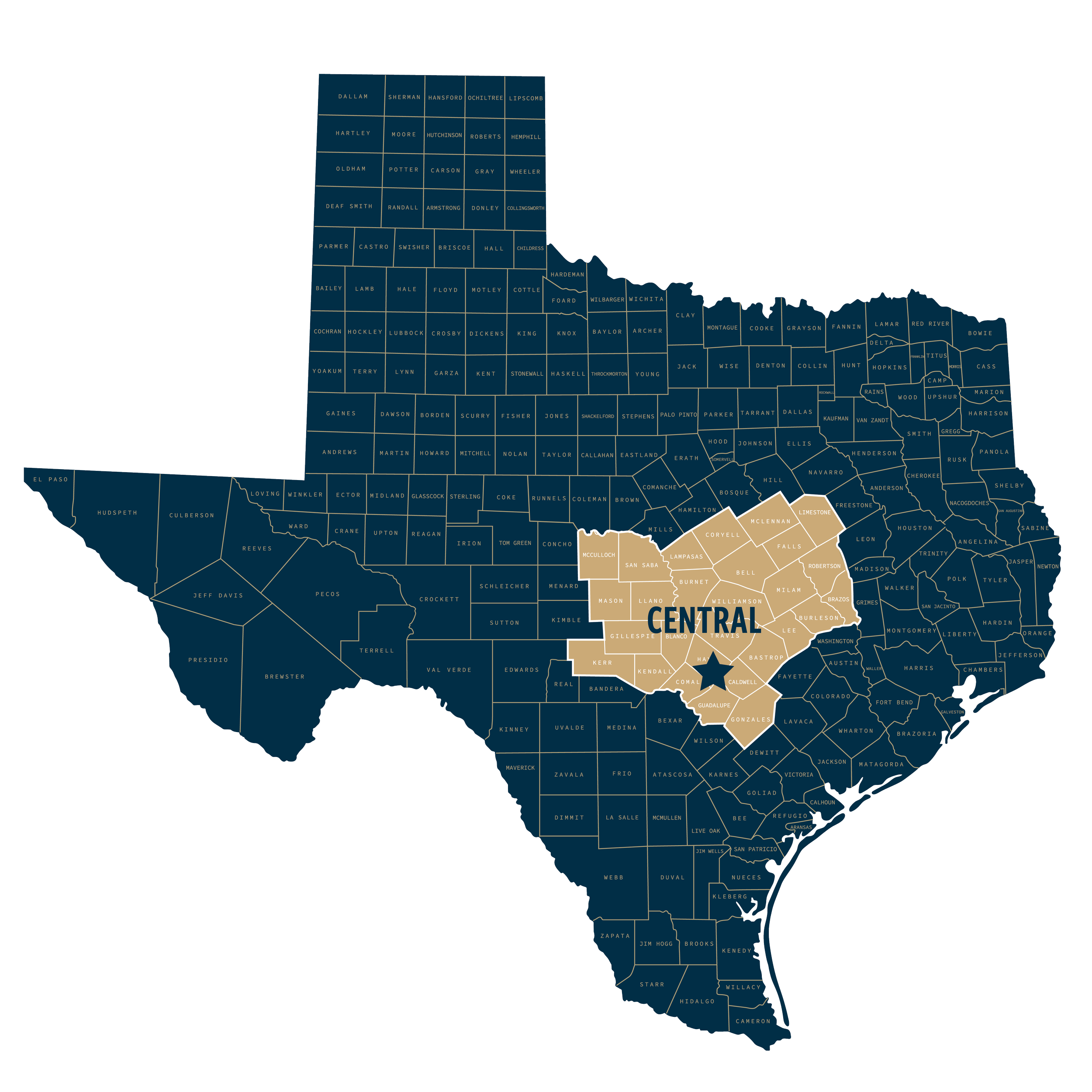 Texas Map