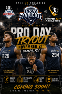 PRO DAY TRYOUT — TAMPA